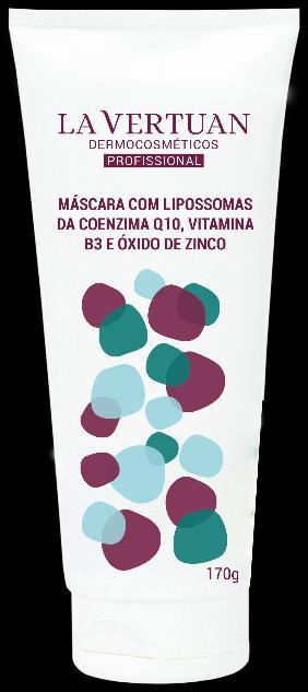 PROTOCOLO 4º - Máscara com Lipossomas da Coezima Q10, Vitamina B3 e Óxido de Zinco La Vertuan Máscara com alto poder