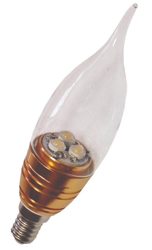 Lâmpadas de Tecnologia LED - CHAMA VELA LED - 3.5W E27 E14 Peso E27 Peso E14 Base AC 85-265V 50-60Hz 3.