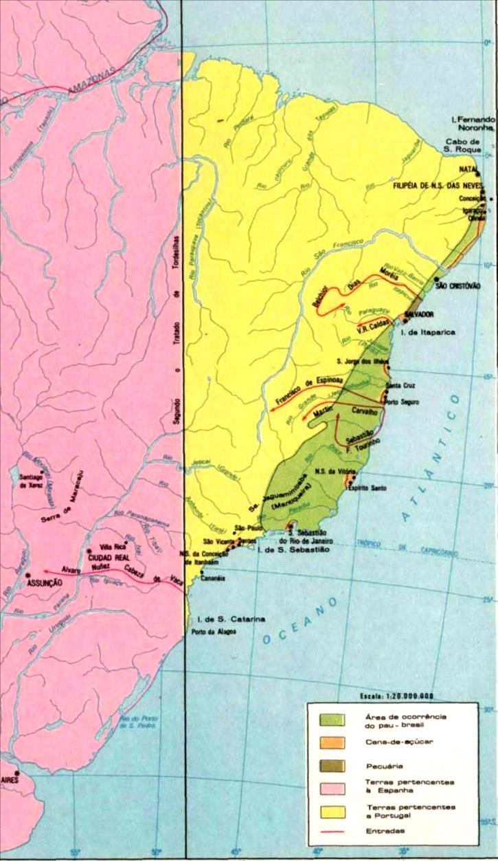 CONTEXTUALIZAÇÃO HISTÓRICA Até o final do século XVI a população luso-brasileira vivia no litoral.