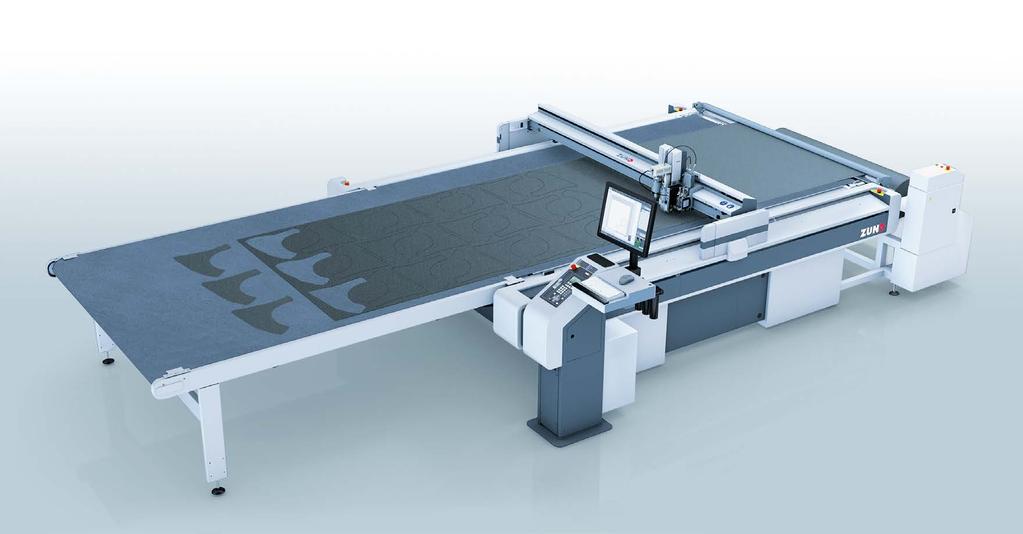 Inteligente, eficiente, pronta para o futuro Ergonomia e operação A construção e design da mesa de corte G3 são adaptados