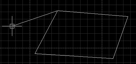 Linhas Na área de desenho clique a 1 vez para determinar o primeiro ponto da linha, depois mova até o