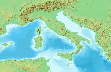Península Itálica. Montes Apeninos.