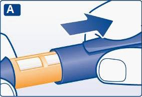 A sua FlexPen é uma caneta pré-cheia, com um sistema de marcação de dose. Pode marcar doses de 1 a 60 unidades com aumentos de 1 unidade.