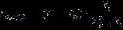 Método de Webster Quando o ciclo for determinado pelo Método de Webster, o tempo de verde efetivo é calculado pela equação t v,ef,i tempo de verde efetivo do estágio i, em segundos; C tempo de ciclo,
