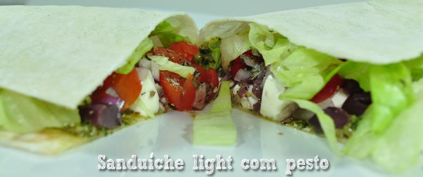 Receita de Sanduíche Light Com Pesto A receita de hoje foi escolhida na fan page do 2N4S, pois ontem perguntamos que tipo de prato vocês queriam para começar bem a semana e as opções eram: prato