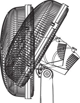 4 UTILIZANDO SEU VENTILADOR [1] Posicione o produto sobre uma superfície firme e seca. [2] Conecte o plugue a uma tomada. [3] Selecione uma velocidade. 4.