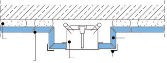 Revestimento Knauf W611 Detalhes Técnicos Revestimento W611 em Encontro de parede a 135º Detalhes de revestimento colado Knauf W611 Corte horizontal - Revestimento W611 em pilar Parede Massa para