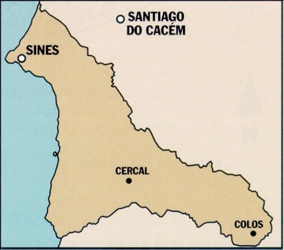 O concelho de Sines 1362: criação da vila de Sines 1364: delimitação do concelho 1486: criação do concelho de Vila Nova de Milfontes 1499: criação do