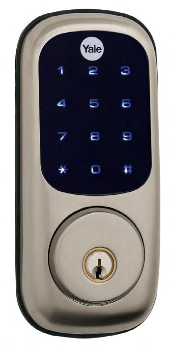 YRD 221 Fechadura Digital de Embutir Modo Alta Segurança Abertura através de senha numérica ou chave mecânica, podendo ser acionada através de controle remoto, tablet ou smartphone.