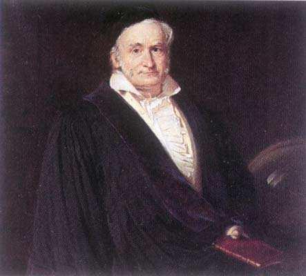 Carl Friedrich Gauss(1777-1855) Professor em Göttingen, conhecido como príncipe da matemática, foi a figura dominante em sua época.