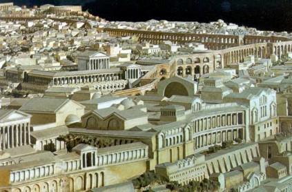 Roma foi uma civilização que se desenvolveu a partir da cidade-estado de Roma, fundada na Península Itálica durante o século VIII a.c. *Transitou da monarquia para uma república oligárquica até se tornar num vasto império que dominou a Europa Ocidental.