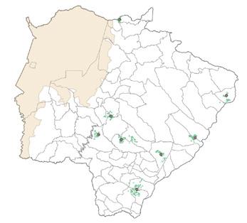 Isso levou a um aumento de mais de 300% da área de cultivo de cana-de-açúcar, comparando com um aumento de aproximadamente 70% no resto do Brasil no mesmo período.