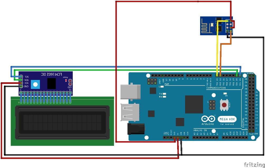 9 Figura 11 Circuito com LCD para monitoramento Porém, um dos objetivos desse projeto, era a disponibilidade desta central em desenvolvimento ser reconfigurada pelo usuário, para