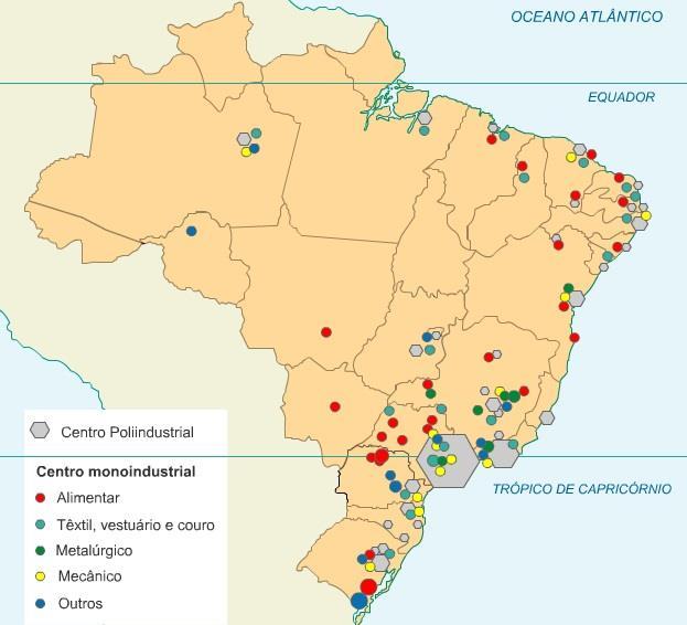 Industria nacional (principais tipos de indústria) A Zona Franca de Manaus (ZFM) é uma região criada ainda no período da ditadura militar onde as empresas gozam de incentivos fiscais especiais