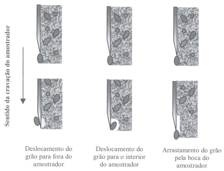 Amostragem Indeformada Argilas com muitas conchas: