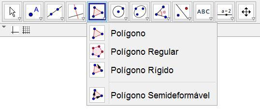 15 Nesse texto abordamos a construção de polígonos com a utilização do mouse e por meio da digitação de comandos na Entrada.
