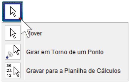 No entanto, para cada conjunto de ícones há apenas um visível, veja a seguir como acessar os ícones ocultos.