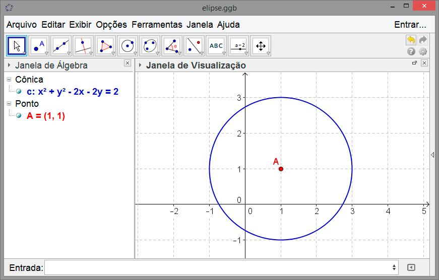 36 Nesse texto abordamos como construir círculos, arcos e setores circulares no GeoGebra a partir de comandos digitados na caixa de Entrada.