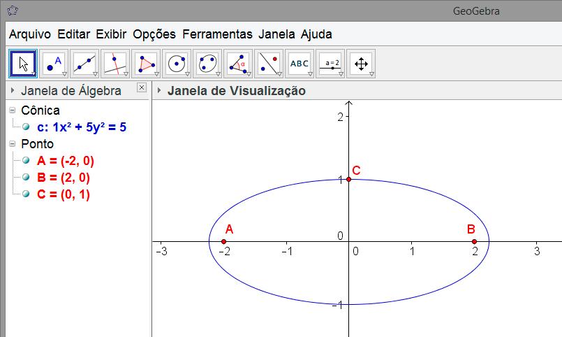 41 No GeoGebra é possível construir parábolas digitando o comando Parábola[ <Ponto>, <Reta>] na Entrada com os devidos parámetros.