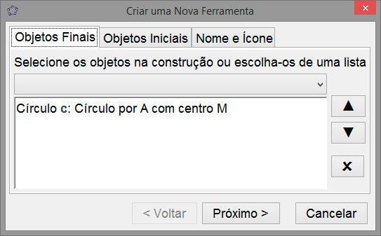 Nesse texto abordamos o processo de construção de uma nova ferramenta no GeoGebra e de como integrá-la a outras ferramentas e à planilha.