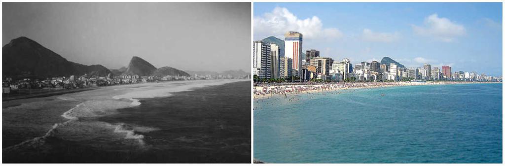 QUESTÃO 4 OBSERVE estas imagens: Praia de Ipanema Rio de Janeiro Antes Depois Imagens disponíveis em: