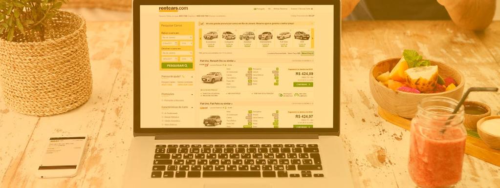 Aluguel de Carros: Diferenciais Rentcars.com Líder de mercado na América Latina, o site Rentcars.com conta com mais de 100 locadoras nacionais e internacionais reunidas no mesmo lugar.