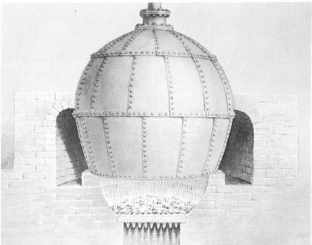 35 A fonte mais comum de vapor no início do século XVIII era uma caldeira tipo concha,