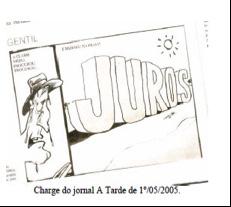 Charge do jornal A Tarde de 1º/05/2005.