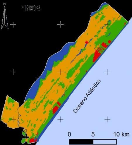 Variáveis Resposta Lagoa do Sombrio Classificação e Distribuição no Plano Celular Lagoa do Sombrio Lagoa do Sombrio Distância ao mar