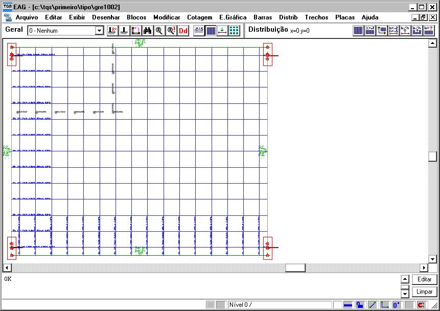 GRELHA-TQS 77 Para maiores de funcionamento desse editor, consulte a ajuda do sistema (menu