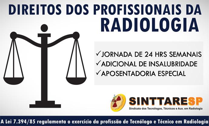 www.sinttaresp.com.br JORNAL DO SINTTARESP EM DEFESA DOS PROFISSIONAIS DAS TÉCNICAS RADIOLÓGICAS / janeiro 17 PROFISSIONAL DA RADIOLOGIA: CONHEÇA E DEFENDA OS SEUS DIREITOS!