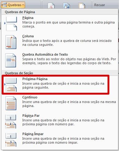 5. Use quebras de páginas Para planilhas que ocupam mais do que uma folha de papel, pode ser considerado o uso de quebras de página.