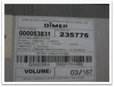 braga@csn.com.br. ITEM PARA NEGOCIAÇÃO Material Item 1 REGISTRO ELETRONICO DE PONTO - DIMEP SISTEMAS (PRINT POINT II) Qtde Disponível (peça/ton) 10 unidades Observações Caixa com 1 relógio. Peso= 4kg.