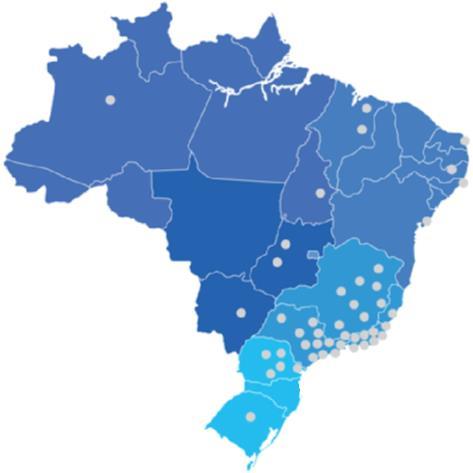 Presença BRMALLS Regional MG/NE/Norte 26,6% do NOI da Cia; 16 shoppings em operação, incluindo: Recife (PE); Center Uberlândia(MG); Rio Anil (MA); Liderança em Minas Gerais.