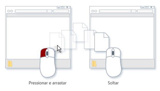 Copiar e Colar: O procedimento de copiar e colar é similar ao de recortar e colar, com a diferença de que o conteúdo a ser transferido não é eliminado de seu local original.