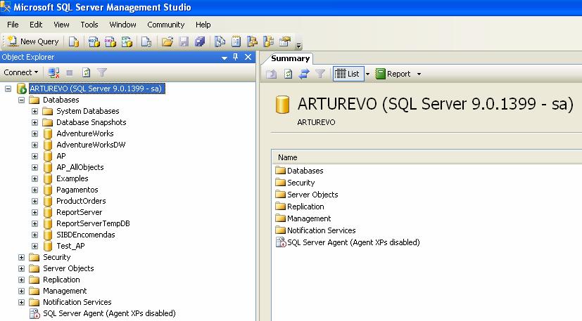 Em Authentication, seleccione a opção Windows Authentication. 5. Pressione o botão Connect.