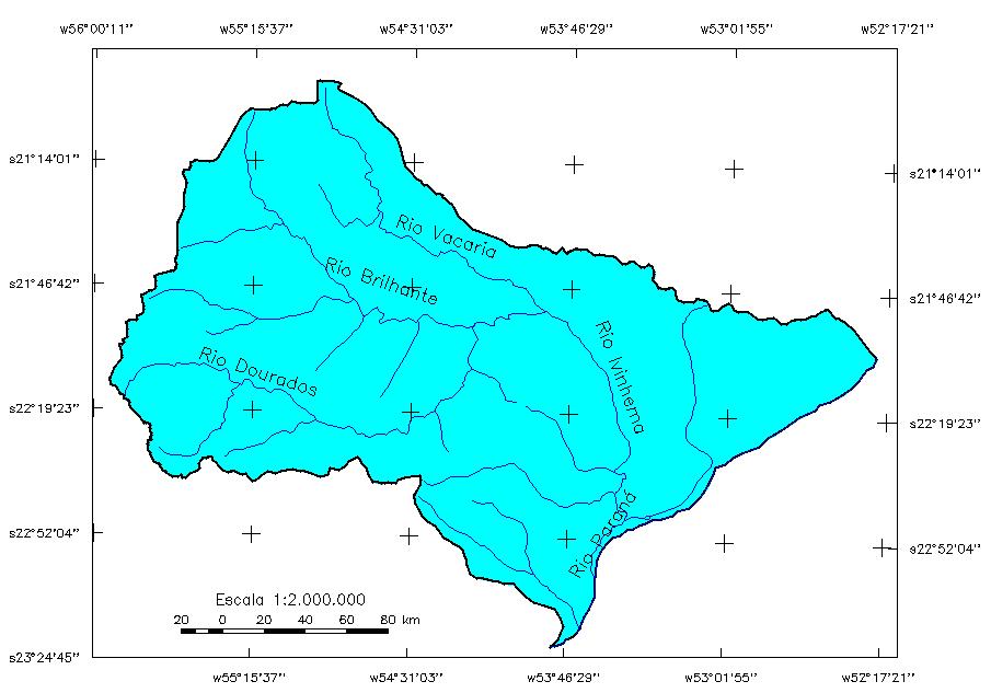 Figura 2. Bacia Hidrográfica do Rio Ivinhema.