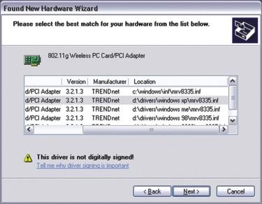 Nota: Para instruções de instalação para Windows 98SE e ME, recorra ao Guia de Usuário no CD- ROM de Utilitários. Para Windows 2000, pule o passo 14.