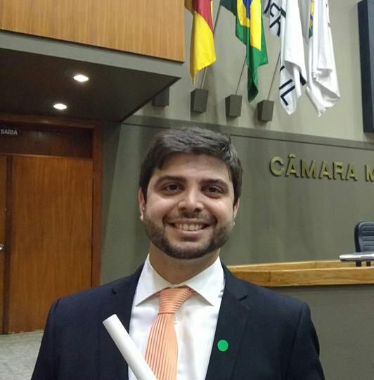 Vereadores eleitos Leandro Lyra Felipe