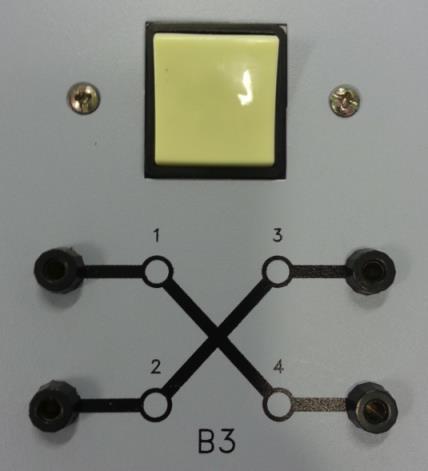 Para cada posição do interruptor, ocorre a mudança dos pares de terminais que estão interligados, conforme demonstra os diagramas da Figura 32.