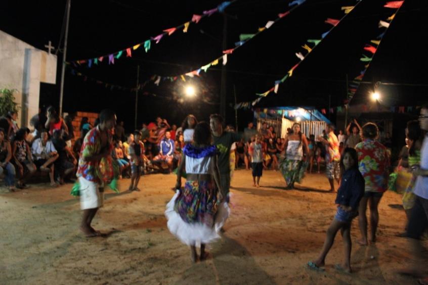 Alguns dos resultados do projeto: Festividade de São Pedro na Vila de Mocoóca Nas comunidades de