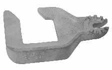 0,33 kg / 0,73 - RM4455-22 Suporte de concha Com formato de um gancho, possibilita manipular a posição da concha durante a instalação ou retirada do contrapino. Peso aprox.