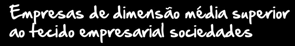 2 milhões euros) à semelhança do tecido empresarial (555 mil no tecido empresarial sociedades)