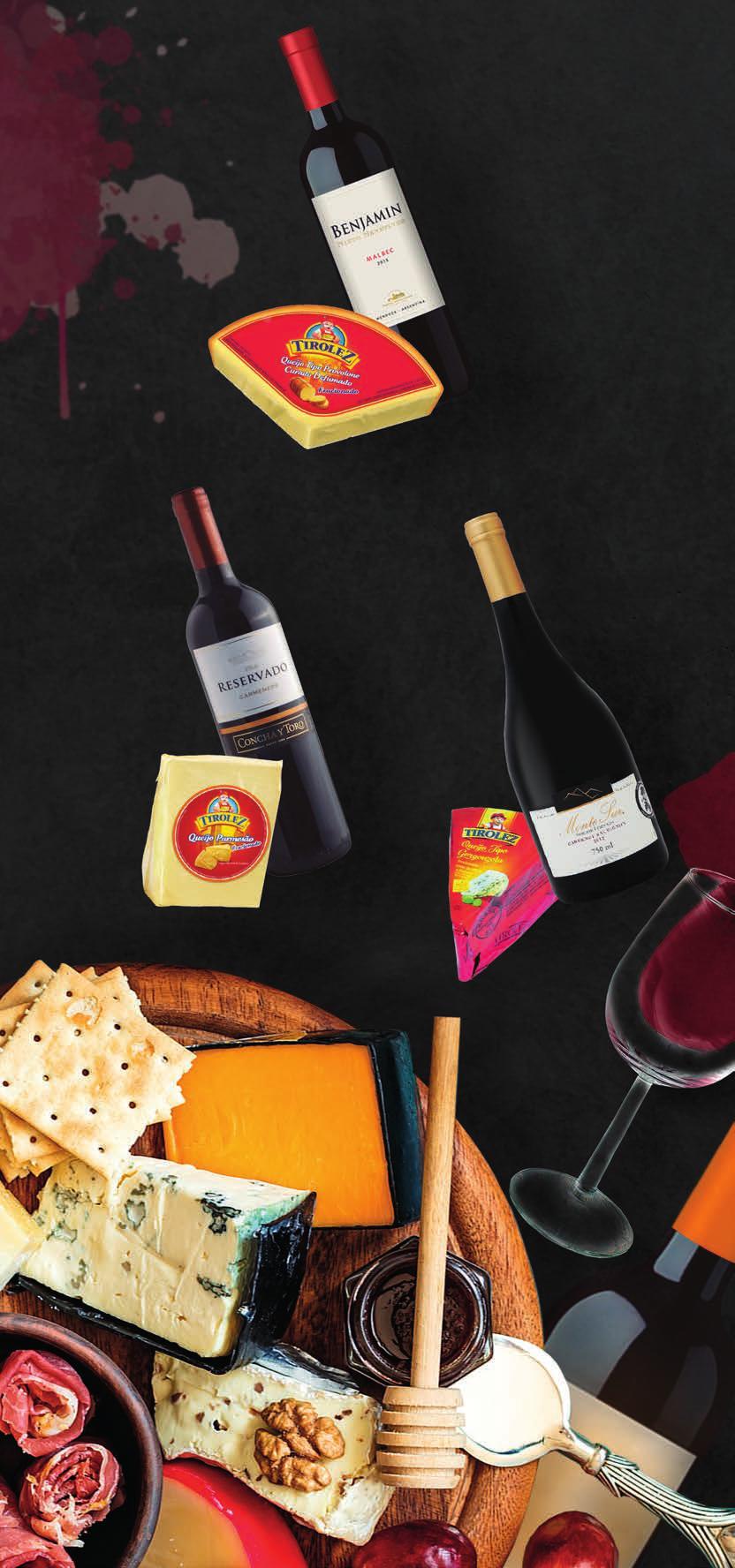 Queijo Provolone Fracionado 5, 99 a cada 100g. Vinho Benjamin Nieto Malbec 34, 90 Un. É PROIBIDA A VENDA E A ENTREGA Vinho Concha Y Toro Carmenere 27, 90 Un.