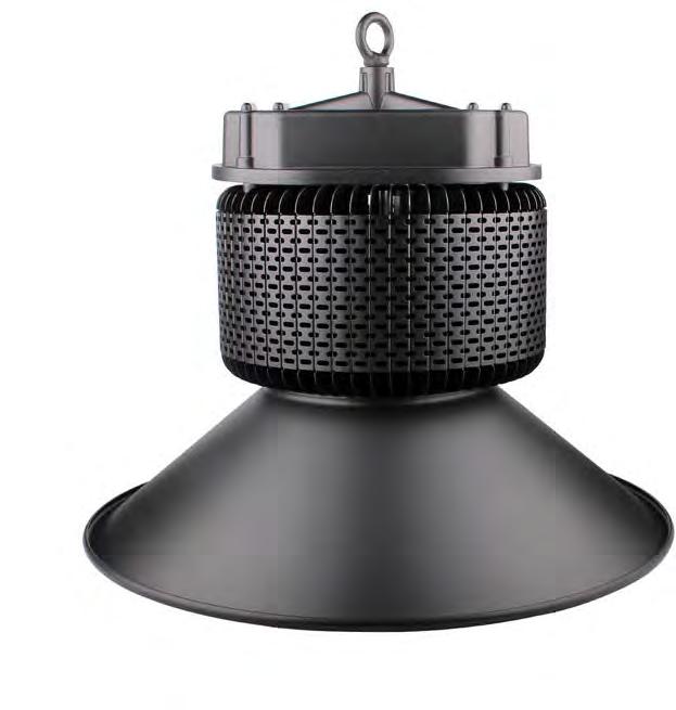 _07 GAMA INDUSTRIAL CRUX HIGHBAY LED LED TENSÃO WATTS TEMP. COR LUMENS ÂNGULO CRI P.F.