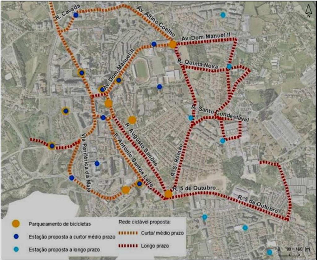 Plano Ciclável 5 Medidas Criação e hierarquização de uma rede de circuitos cicláveis Promoção do