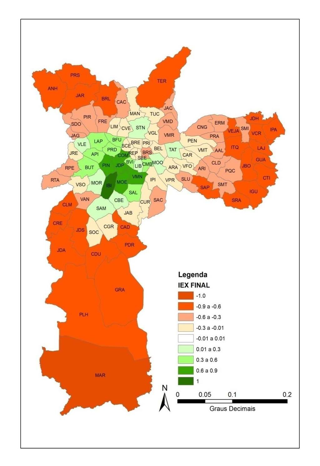Mapa da exclusão/inclusão social São Paulo - 2010 QUE CIDADE É ESTA?
