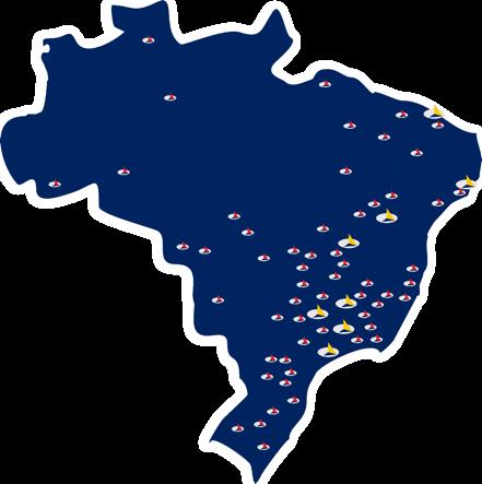 PRESENTE NOS PRINCIPAIS PONTOS DO BRASIL MATRIZ SP São Paulo (11) 3026-3000 Central de Vendas: 0800 888 2222 FILIAIS SP Campinas (19) 3232-9155 Santos (13)