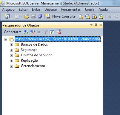 do Servidor: mssql.nrserver.