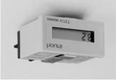 CONTADOR / HORAS H7ET Contador de horas subminiatura Não precisa de alimentação externa Subminiatura (dimensões DIN, 48x4mm) Elevada imunidade ao ruído Disponível com dois tipos de terminais: de